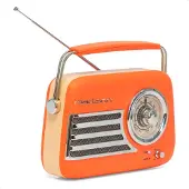 Madison Radio Bluetooth Retro ja FM (Matt Orange)