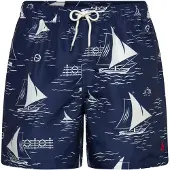 Ralph Lauren 5.75-Inch Traveler Classic Swim Trunk - Blue - M