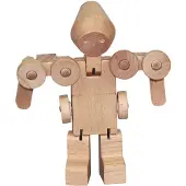 Primi Passi - Wooden Transforming Robot/Shovel