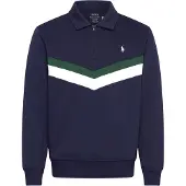 Ralph Lauren Double-Knit Quarter-Zip Sweatshirt - Navy - XXL