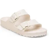 Birkenstock for woman. 1027384 Arizona Essentials EVA Sandals (Narrow Fit) off-white (37), Plastic, Beige, Flat, None, Casual
