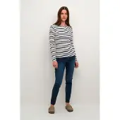 Kaffe Liddy T-Shirt - Navy - M