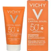 VICHY Capital Soleil Idéal Soleil suojaava ja mattapinnan antava fluidi kasvoille SPF 50 50 ml