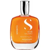 Alfaparf Milano Semi di Lino Smooth silottava öljy kurittomille ja pörröisille hiuksille 100 ml