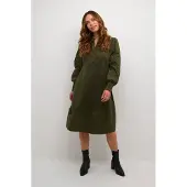 Culture Cuantoinett Rib Dress - Green - M