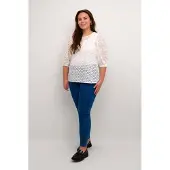 KAFFE CURVE Kclorena Blouse - White - 52