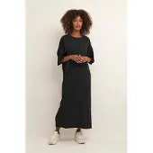 Kaffe Kaedna 1/2 Sleeve Dress - Black - XS