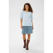 Saint tropez Palasz Ss Blouse - Blue - L