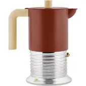 Alessi Vite Brown -espressopannu 6 kuppia