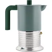 Alessi Vite PM01/6 GR mutteripannu induktioliedelle – 6 kuppia, salvianvihreä