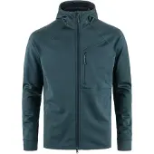 Fjall Raven Men's Abisko Grid Fleece Hoodie Mountain Blue S