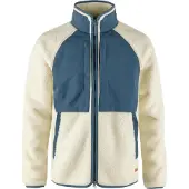 Fjällräven Men's Vardag Pile Jacket Chalk White-Indigo Blue Välikerrospuserot L