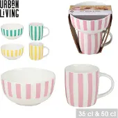 Urban Living muki ja kulho aamiaissetti
