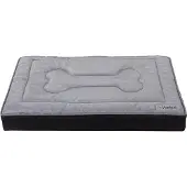 Welsti Ortopedinen koiranpeti, koiran patja, harmaa luu XL 130x90 liukumaton