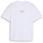 Tom Tailor Relaxed Photo Print T-Shirt - White - S