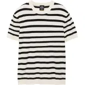 Pull&Bear Neulepaita musta / valkoinen