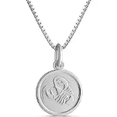 Top Gold hopeinen Rapu horoskooppi riipus ketjulla 45cm 32 5707 0000