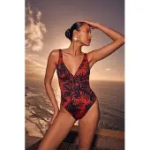 Triumph Swimwear Summer Palm Op 02 - Black - C x 40