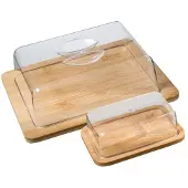 Northix 2x Juustokupit Bambu-Tarjottimella