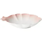 Royal Copenhagen - Iris Lautanen kukkamuoto 16 cm Koralli