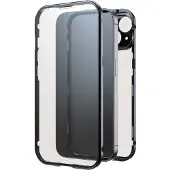 Black Rock iPhone 15 Kuori 360 Glass Läpinäkyvä Musta