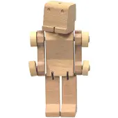 Primi Passi - Wooden Transforming Robot/Truck