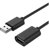 UNITEK Y-C450GBK - USB forlængerkabel - USB (han) til USB (hun) - USB 2.0 - 2 m - lajiteltu