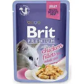 Brit Care Kissanruoka kanaa hyytelössä 85g
