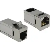 DeLOCK – Keystone Module RJ45 jack > RJ45 jack Cat.6 90° (86371)