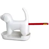Winkee - Pencil sharpener - Sharp end Pup White with sound - White