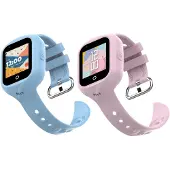 Celly Kidswatch 4G -älykello, Sininen + Valeanpunainen ranneke
