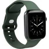 Gear Apple Watch 42/44/45 mm silikoni Olive vihreä kelloranneke