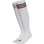 Adidas Urheilusukat '3 Stripes Knee 2 Pair Pack' ruskea / eosiini / valkoinen