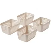Liewood Makeeva Basket S 4-Pack - Cream - ONE SIZE