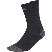 Adidas Urheilusukat 'RUNNING COMFY CREW' meleerattu harmaa / musta