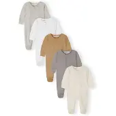 MINOTI Potkuhousut/body kerma / kameli / meleerattu beige / kivenharmaa