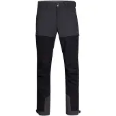 Bergans Bekkely Hybrid Housut Herr Black / Solid Charcoal S
