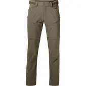 Bergans Men's Convertible Zip-Off Softshell Pants Green Mud Ulkoiluhousut 58