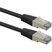 Roline patch cable - 50 cm - black pantone 3C - Musta