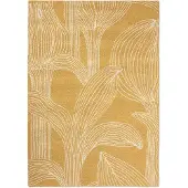 Marimekko Kukat Puhkeavat matto ulkokäyttöön 200 x 280 cm, straw