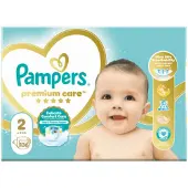 Pampers Premium Care Tape -vaipat, koko 2, 136 vaippaa