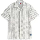 Tommy Hilfiger Tjm Reg Club Lace Ss Shirt - Khaki green - XS