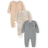 MINOTI Potkuhousut/body beige / harmaa