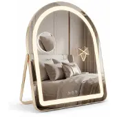 REA LED SEINÄPEILI GLAM L.Gold 40x45cm