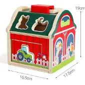 Playwood Shape Sorter Farm