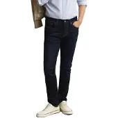 Gant for man. 1000010 Dark Blue Slim Fit Jeans (42/32), Casual, Cotton, Denim