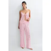 Gina Tricot Loungewear Trousers - Pink - M