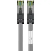 Goobay RJ45 (CAT 6A, 500 MHz) patch-kaapeli CAT 8.1 S / FTP-raakakaapelilla, 15294