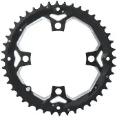 Force eturatas 44T BCD 104mm 10-speed alumiini musta