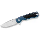 Buck Stinger 0714BLS Satin D2, Blue Aluminium Carbon Inlay, pocket knife